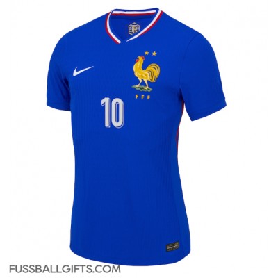 Frankreich Kylian Mbappe #10 Fußballbekleidung Heimtrikot EM 2024 Kurzarm Frankreich Kylian Mbappe #10 Fußballbekleidung Heimtrikot EM 2024 Kurzarm